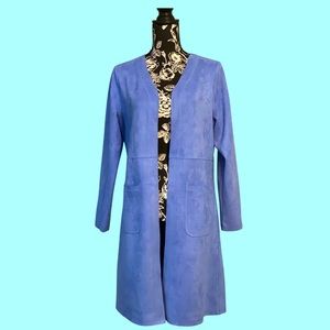 Solitaire Suede Open Cardigan